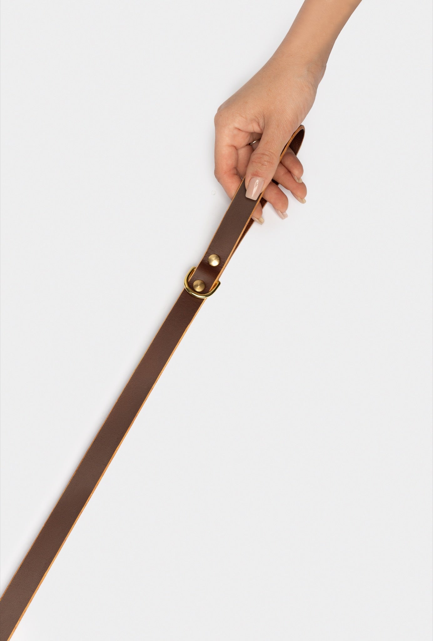 Heritage City Leather Leash in Coffee Brown