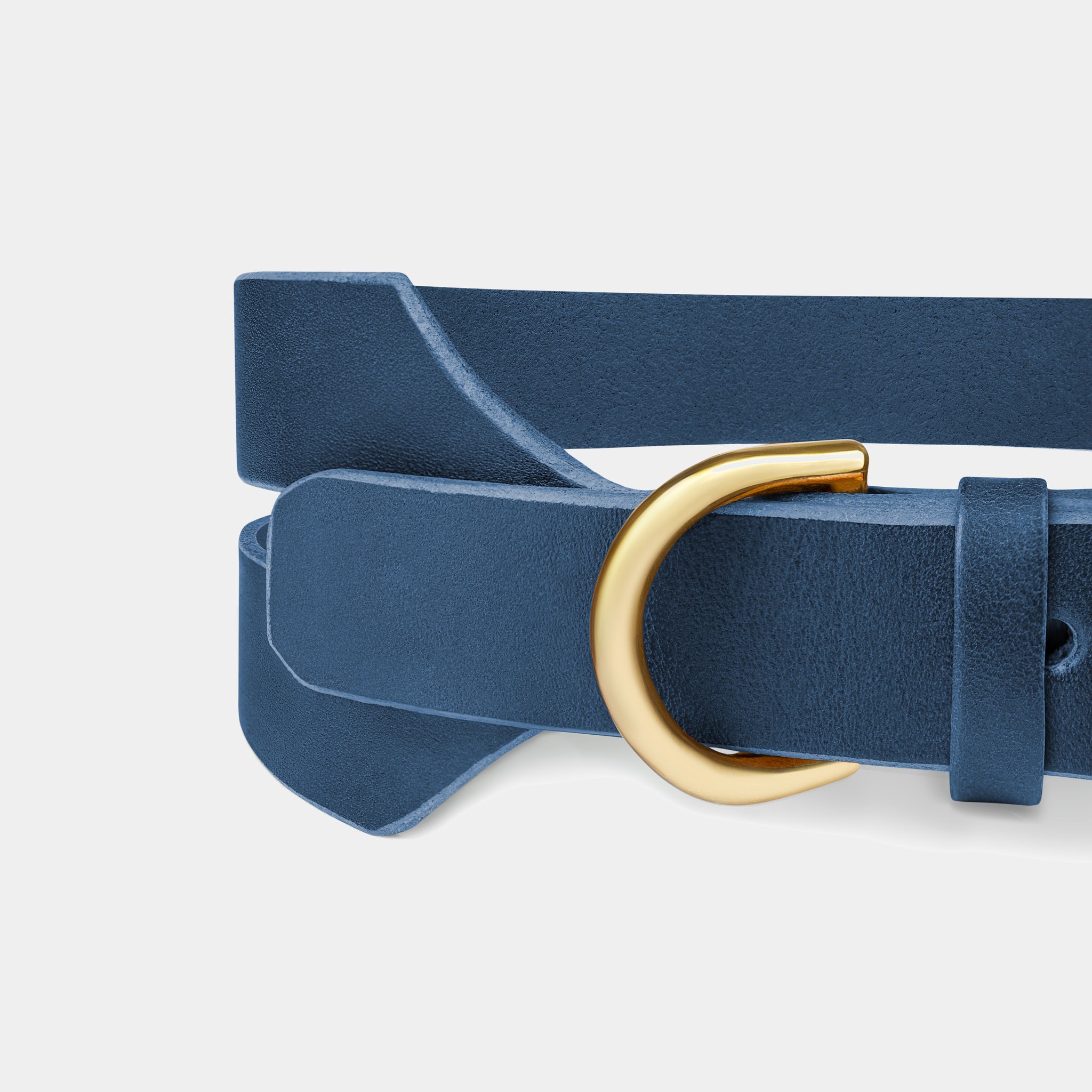Halo Wide Dog Collar in Midnight Navy