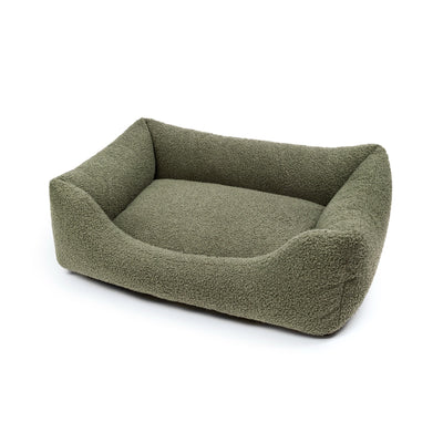 Cloud Bouclé Lounge Bed for pets by The Dogs Company, featuring a plush bouclé fabric and cozy, stylish design.